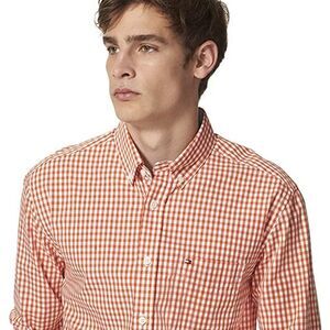 TOMMY Hilfiger Classic Fit Twain Check Dress Shirt